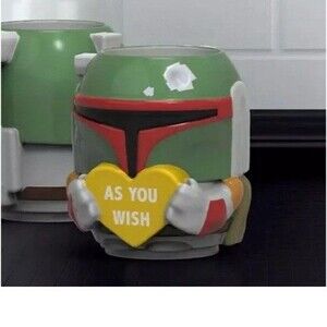 Star Wars Boba Fett As You Wish 15oz Ceramic Coffee Mug NWT